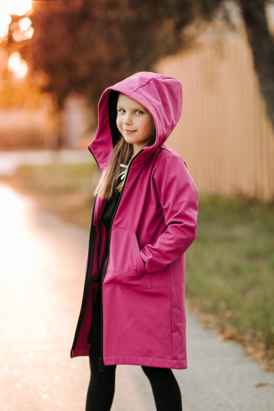 Roosa softshell jakk helkuritega - Image 4
