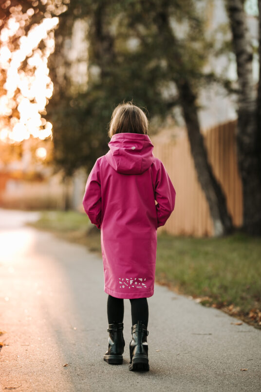 Roosa softshell jakk helkuritega - Image 2