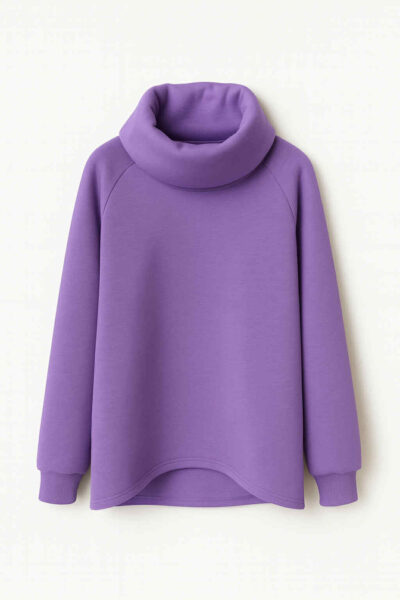 Kõrge kraega soe pusa, mudel "Kadi"