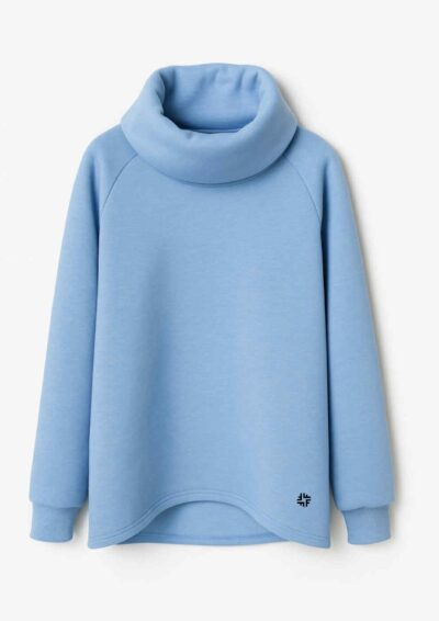 Kõrge kraega soe pusa, mudel "Kadi"