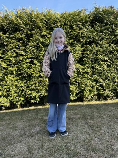 Softshell jakk FAYNi mustri ja helkuritega