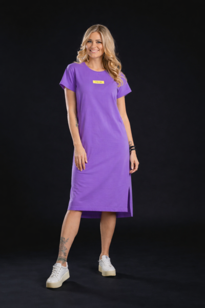 Õhuke lõhikutega kleit, mudel "Cristine"