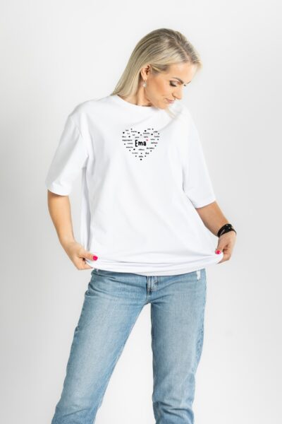 "Ema süda" oversized t-särk