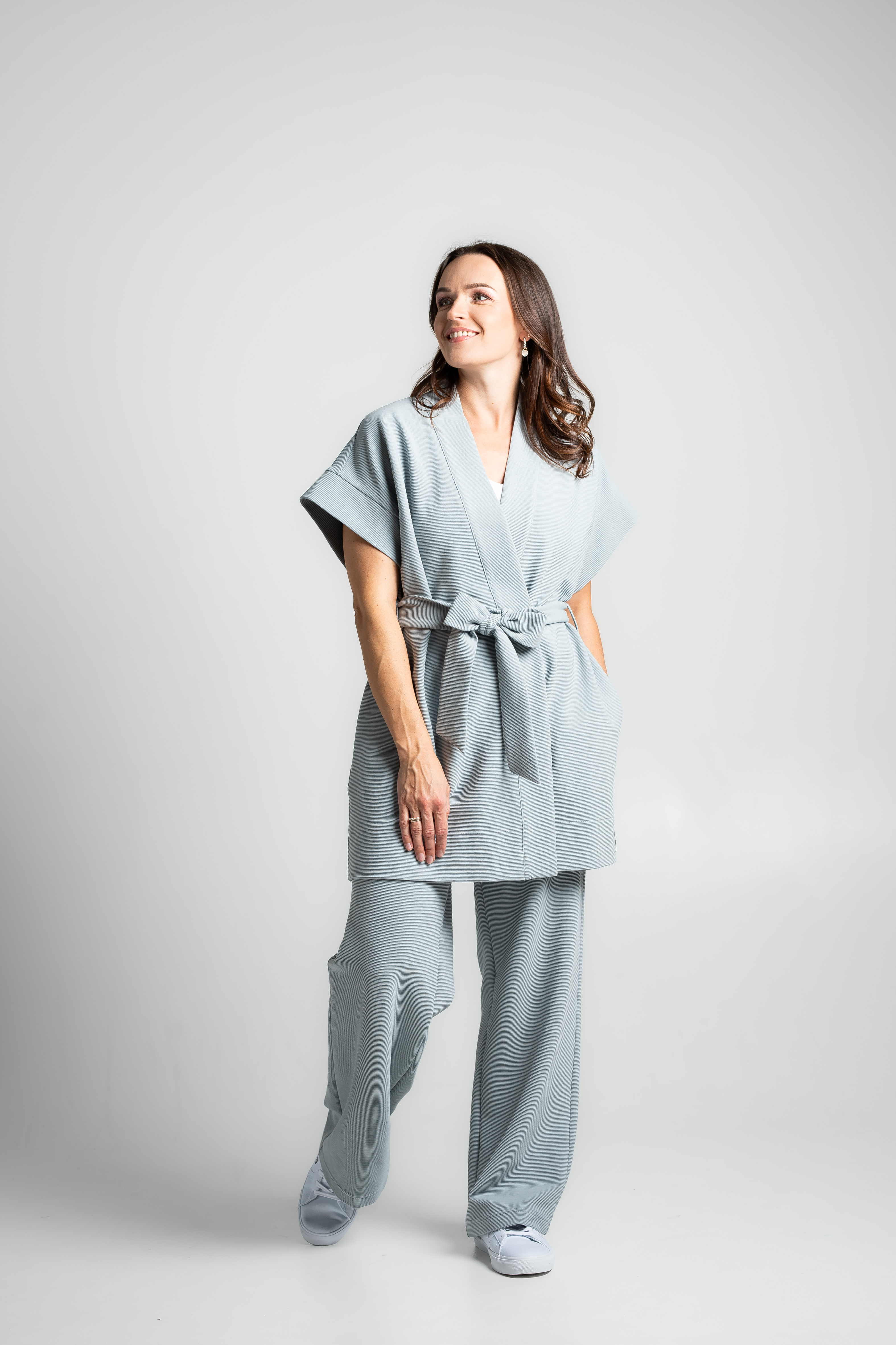 Lühikese varrukaga kimono, pikem mudel - Image 7