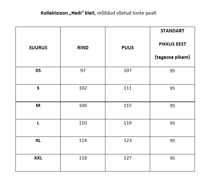 Mustriga õhuke "Hedi" kleit - Pilt 2